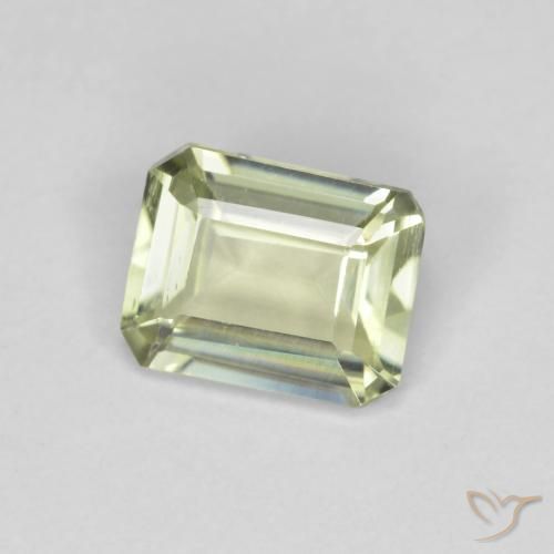 0.68 ct Yellow Color-Change Diaspore Stone, Natural Color-Change Diaspore in Octagon Step Cut Shape for Sale