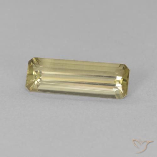 1.20 ct Yellow Color-Change Diaspore Stone, Natural Color-Change Diaspore in Octagon Step Cut Shape for Sale