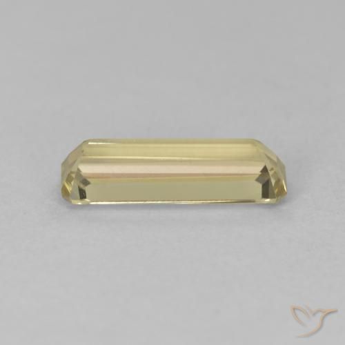 Color-Change Diaspore Gemstone in 11 x 3.8 mm Size for Sale, Color-Change Diaspore Stone in Light Yellow Color