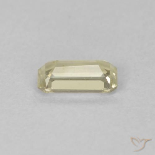 Color-Change Diaspore Gemstone in 5.2 x 2.8 mm Size for Sale, Color-Change Diaspore Stone in Light Yellow Color