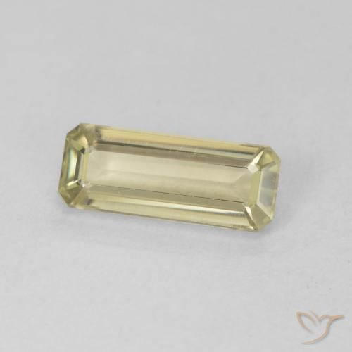 1.31 ct Yellow Color-Change Diaspore Stone, Natural Color-Change Diaspore in Octagon Step Cut Shape for Sale
