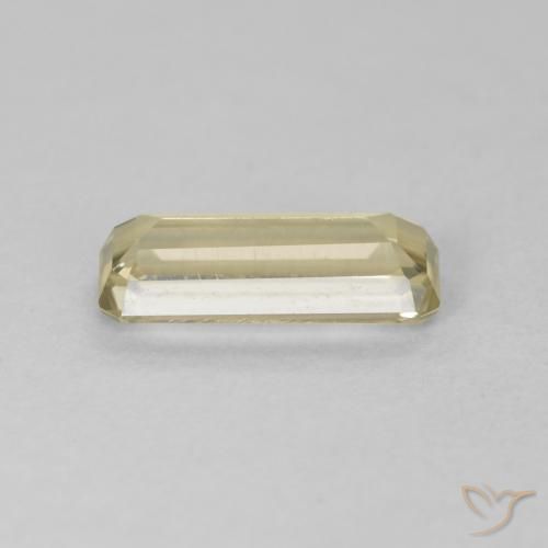 Color-Change Diaspore Gemstone in 10.2 x 4.1 mm Size for Sale, Color-Change Diaspore Stone in Light Yellow Color
