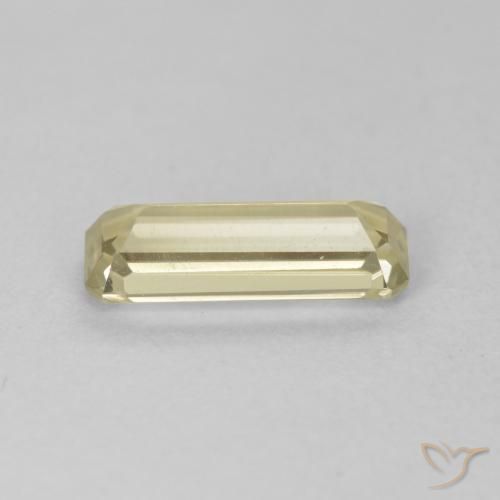 Color-Change Diaspore Gemstone in 10.6 x 4 mm Size for Sale, Color-Change Diaspore Stone in Light Yellow Color