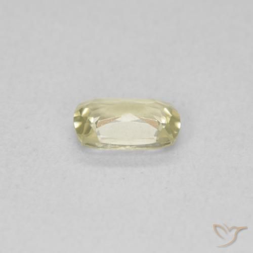 Color-Change Diaspore Gemstone in 5.7 x 4.2 mm Size for Sale, Color-Change Diaspore Stone in Light Yellow Color