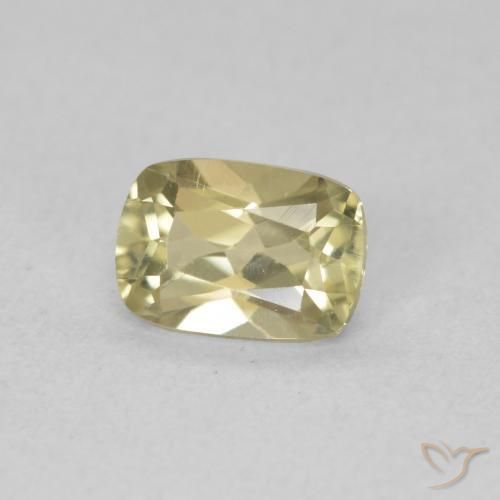 0.89 ct Yellow Color-Change Diaspore Stone, Natural Color-Change Diaspore in Cushion-Cut Shape for Sale
