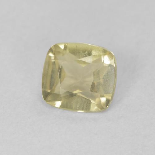 0.54 ct Yellow Color-Change Diaspore Stone, Natural Color-Change Diaspore in Cushion-Cut Shape for Sale