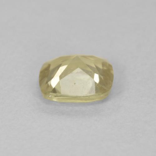 Color-Change Diaspore Gemstone in 5.2 x 4.8 mm Size for Sale, Color-Change Diaspore Stone in Light Yellow Color