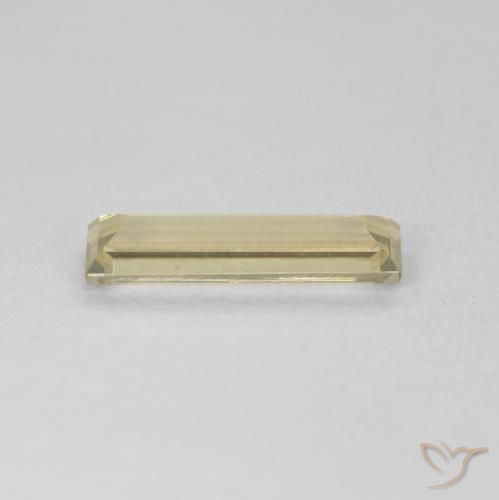 Color-Change Diaspore Gemstone in 11.7 x 3.6 mm Size for Sale, Color-Change Diaspore Stone in Very Pale Yellow Color