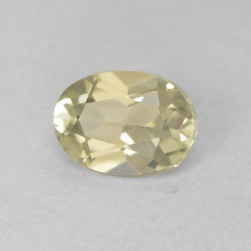 0.46 ct Yellow Color-Change Diaspore Stone, Natural Color-Change Diaspore in Oval Facet Shape for Sale