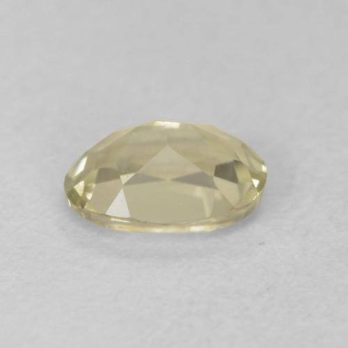 Color-Change Diaspore Gemstone in 5.5 x 4.1 mm Size for Sale, Color-Change Diaspore Stone in Mellow Yellow Color