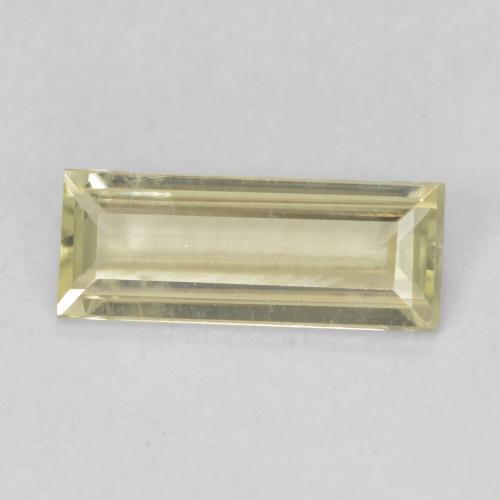 0.69 ct Yellow Color-Change Diaspore Stone, Natural Color-Change Diaspore in Baguette Facet Shape for Sale