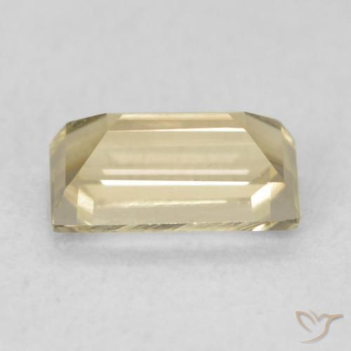 Color-Change Diaspore Gemstone in 6.7 x 3.8 mm Size for Sale, Color-Change Diaspore Stone in Light Yellow Color