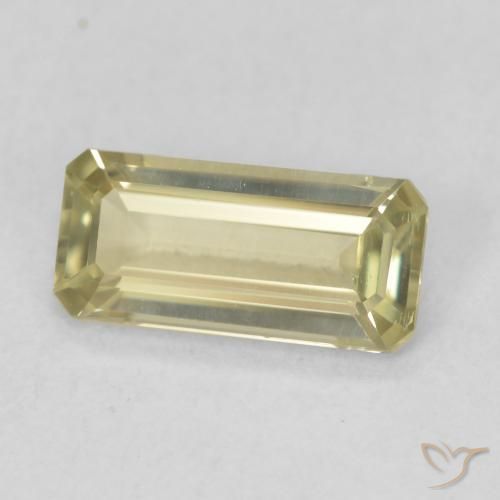 0.90 ct Yellow Color-Change Diaspore Stone, Natural Color-Change Diaspore in Octagon Step Cut Shape for Sale