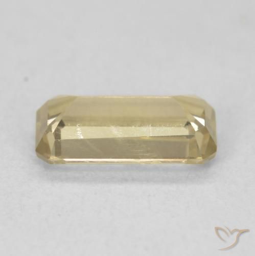 Color-Change Diaspore Gemstone in 8.8 x 4.8 mm Size for Sale, Color-Change Diaspore Stone in Light Yellow Color