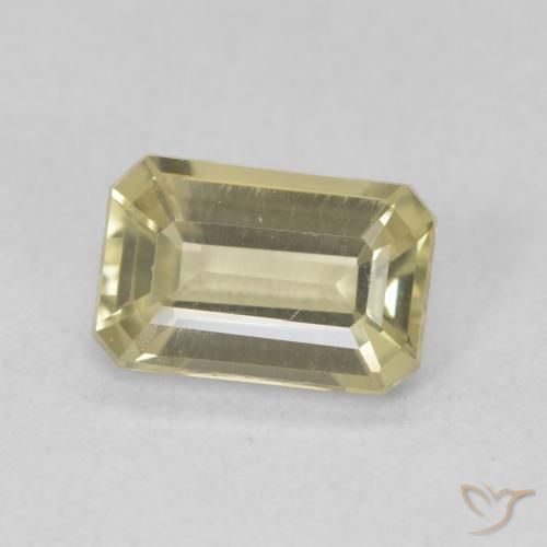 1.10 ct Yellow Color-Change Diaspore Stone, Natural Color-Change Diaspore in Octagon Step Cut Shape for Sale