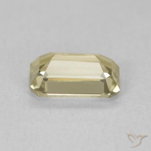Color-Change Diaspore Gemstone in 7.3 x 4.8 mm Size for Sale, Color-Change Diaspore Stone in Light Yellow Color