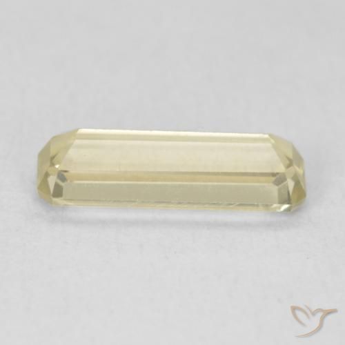 Color-Change Diaspore Gemstone in 10.4 x 3.5 mm Size for Sale, Color-Change Diaspore Stone in Mellow Yellow Color