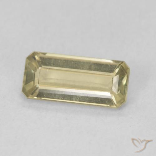 1.08 ct Yellow Color-Change Diaspore Stone, Natural Color-Change Diaspore in Octagon Step Cut Shape for Sale