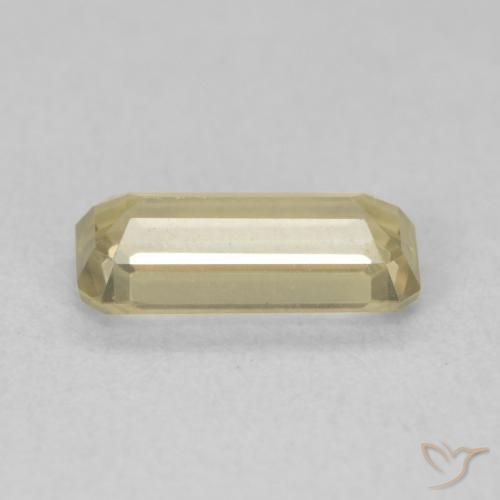 Color-Change Diaspore Gemstone in 9 x 4.1 mm Size for Sale, Color-Change Diaspore Stone in Mellow Yellow Color