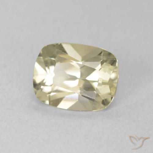 0.86 ct Yellow Color-Change Diaspore Stone, Natural Color-Change Diaspore in Cushion-Cut Shape for Sale