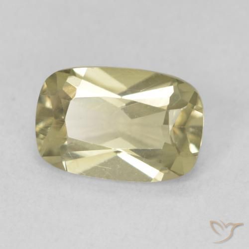 1.51 ct Yellow Color-Change Diaspore Stone, Natural Color-Change Diaspore in Cushion-Cut Shape for Sale