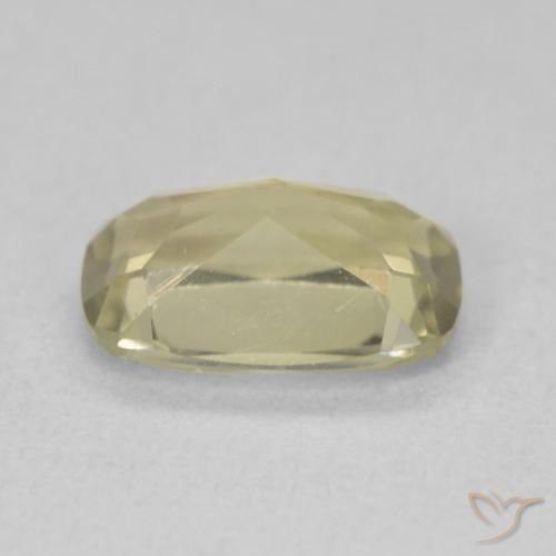 Color-Change Diaspore Gemstone in 9 x 6 mm (calibrated) Size for Sale, Color-Change Diaspore Stone in Warm Yellow Color