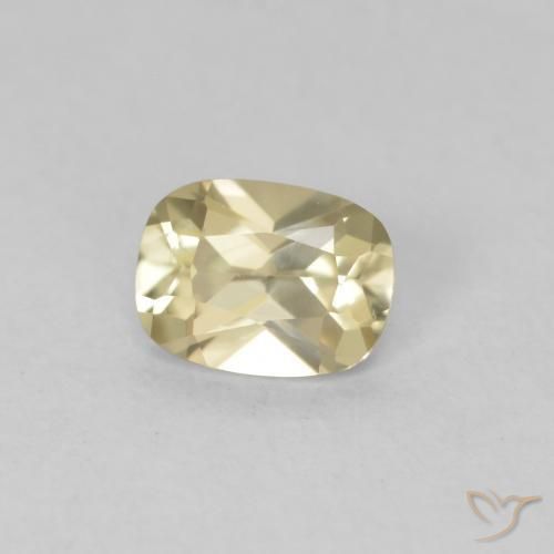 0.48 ct Yellow Color-Change Diaspore Stone, Natural Color-Change Diaspore in Cushion-Cut Shape for Sale