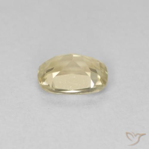 Color-Change Diaspore Gemstone in 5.5 x 4.2 mm Size for Sale, Color-Change Diaspore Stone in Light Yellow Color