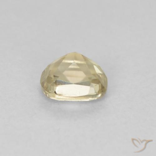 Color-Change Diaspore Gemstone in 5 x 4 mm (calibrated) Size for Sale, Color-Change Diaspore Stone in Light Yellow Color