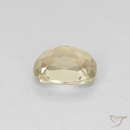 Color-Change Diaspore Gemstone in 5.8 x 4.7 mm Size for Sale, Color-Change Diaspore Stone in Light Yellow Color