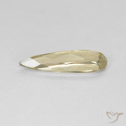Color-Change Diaspore Gemstone in 13 x 4.4 mm Size for Sale, Color-Change Diaspore Stone in Medium Yellow Color