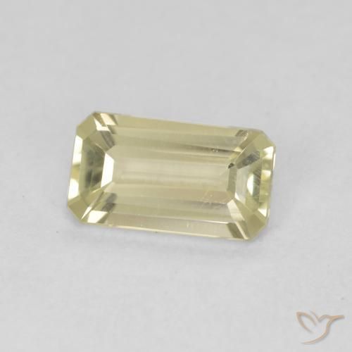 0.74 ct Yellow Color-Change Diaspore Stone, Natural Color-Change Diaspore in Octagon Step Cut Shape for Sale