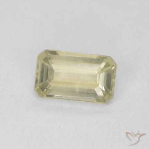 0.64 ct Yellow Color-Change Diaspore Stone, Natural Color-Change Diaspore in Octagon Step Cut Shape for Sale