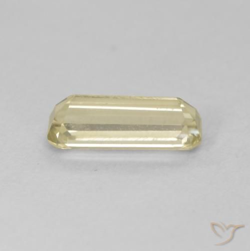 Color-Change Diaspore Gemstone in 9.4 x 3.6 mm Size for Sale, Color-Change Diaspore Stone in Mellow Yellow Color