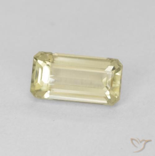 1.34 ct Yellow Color-Change Diaspore Stone, Natural Color-Change Diaspore in Octagon Step Cut Shape for Sale
