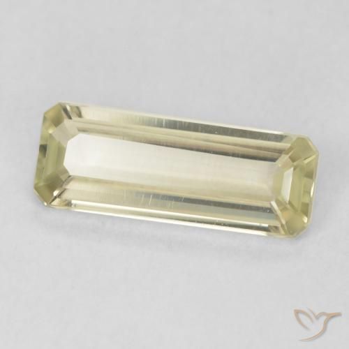 0.91 ct Yellow Color-Change Diaspore Stone, Natural Color-Change Diaspore in Octagon Step Cut Shape for Sale