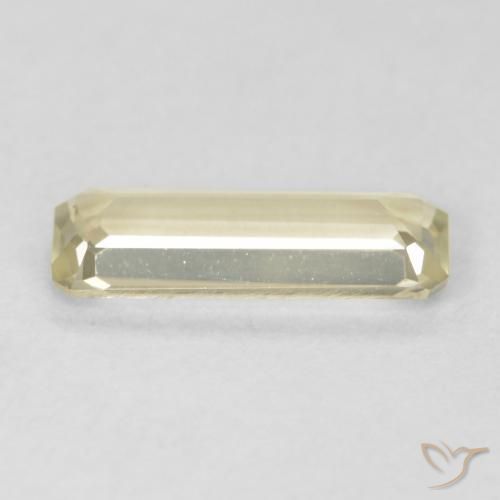 Color-Change Diaspore Gemstone in 10.1 x 3.8 mm Size for Sale, Color-Change Diaspore Stone in Light Yellow Color