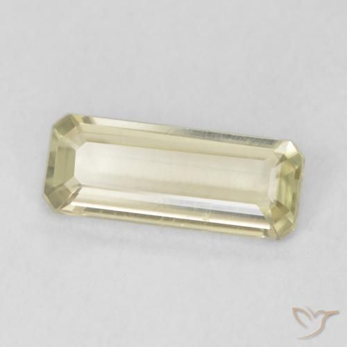0.80 ct Yellow Color-Change Diaspore Stone, Natural Color-Change Diaspore in Octagon Step Cut Shape for Sale