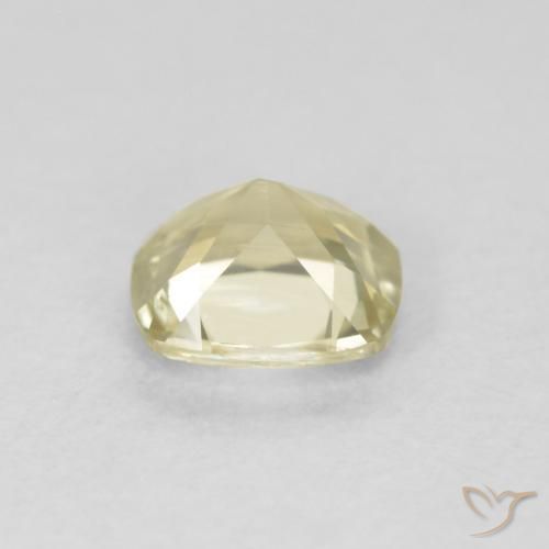 Color-Change Diaspore Gemstone in 5.6 x 5.5 mm Size for Sale, Color-Change Diaspore Stone in Light Yellow Color