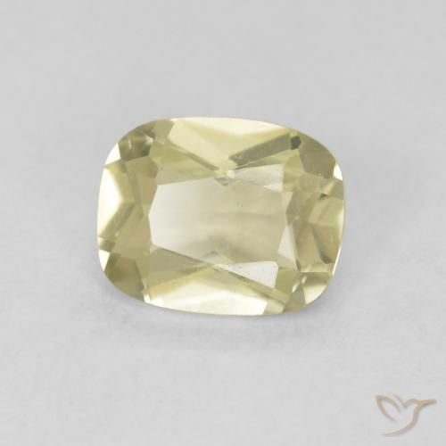 0.77 ct Yellow Color-Change Diaspore Stone, Natural Color-Change Diaspore in Cushion-Cut Shape for Sale