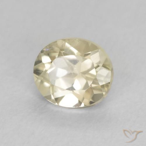 0.60 ct Yellow Color-Change Diaspore Stone, Natural Color-Change Diaspore in Oval Facet Shape for Sale