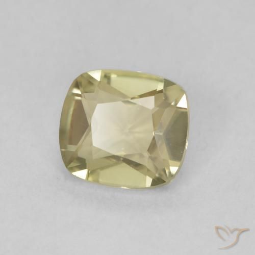 0.68 ct Yellow Color-Change Diaspore Stone, Natural Color-Change Diaspore in Cushion-Cut Shape for Sale
