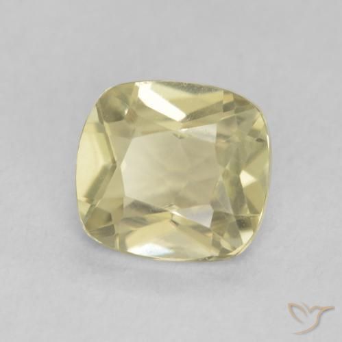 1.04 ct Yellow Color-Change Diaspore Stone, Natural Color-Change Diaspore in Cushion-Cut Shape for Sale