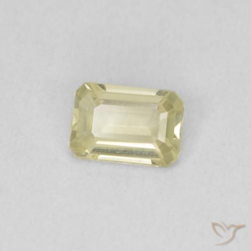 0.55 ct Yellow Color-Change Diaspore Stone, Natural Color-Change Diaspore in Octagon Step Cut Shape for Sale