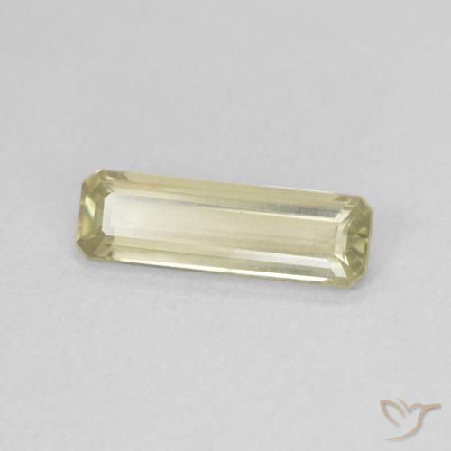 1.26 ct Yellow Color-Change Diaspore Stone, Natural Color-Change Diaspore in Octagon Step Cut Shape for Sale