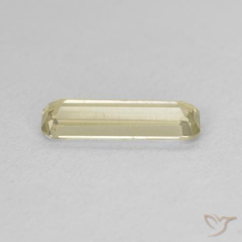 Color-Change Diaspore Gemstone in 11.8 x 3.7 mm Size for Sale, Color-Change Diaspore Stone in Light Yellow Color