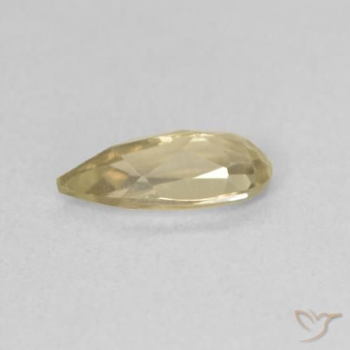 Color-Change Diaspore Gemstone in 8.9 x 4 mm Size for Sale, Color-Change Diaspore Stone in Light Yellow Color