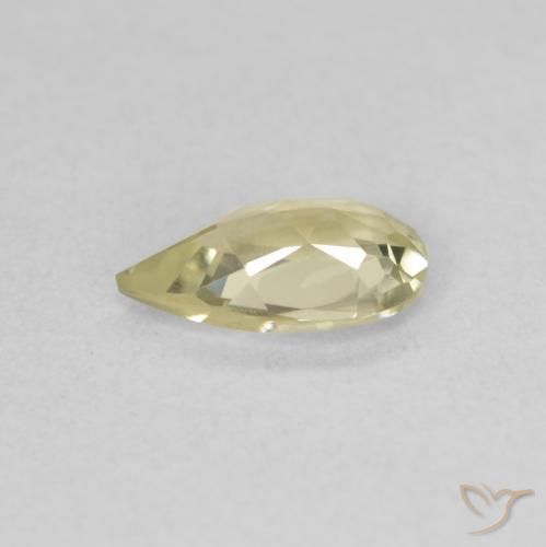 Color-Change Diaspore Gemstone in 8 x 5 mm (calibrated) Size for Sale, Color-Change Diaspore Stone in Medium Yellow Color