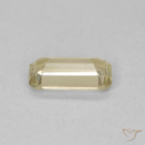 Color-Change Diaspore Gemstone in 8 x 4.1 mm Size for Sale, Color-Change Diaspore Stone in Light Yellow Color