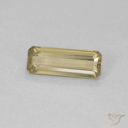 1.20 ct Yellow Color-Change Diaspore Stone, Natural Color-Change Diaspore in Octagon Step Cut Shape for Sale
